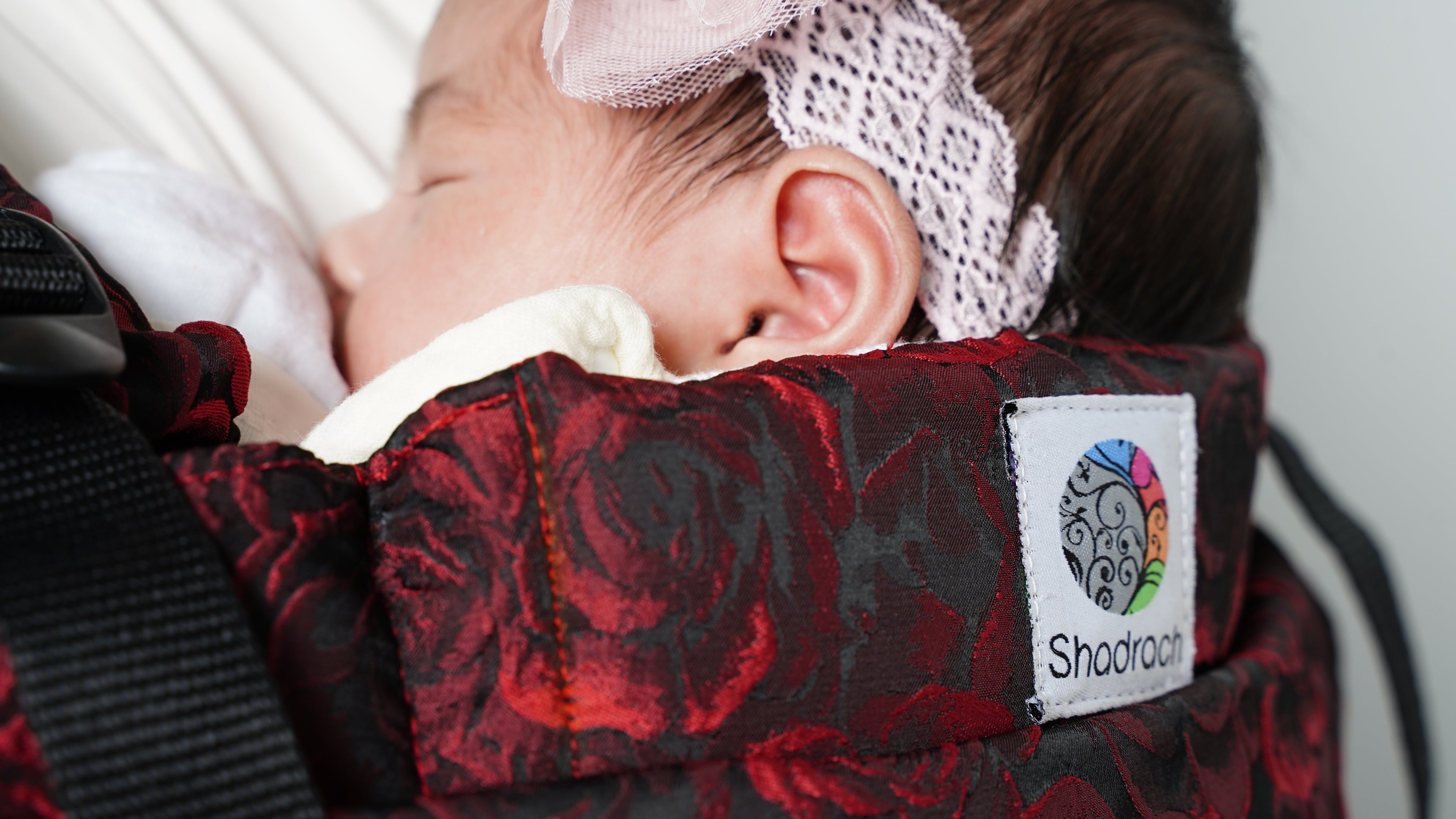 SHADRACH SHE ROSE HANDWOVEN BABY CARRIER