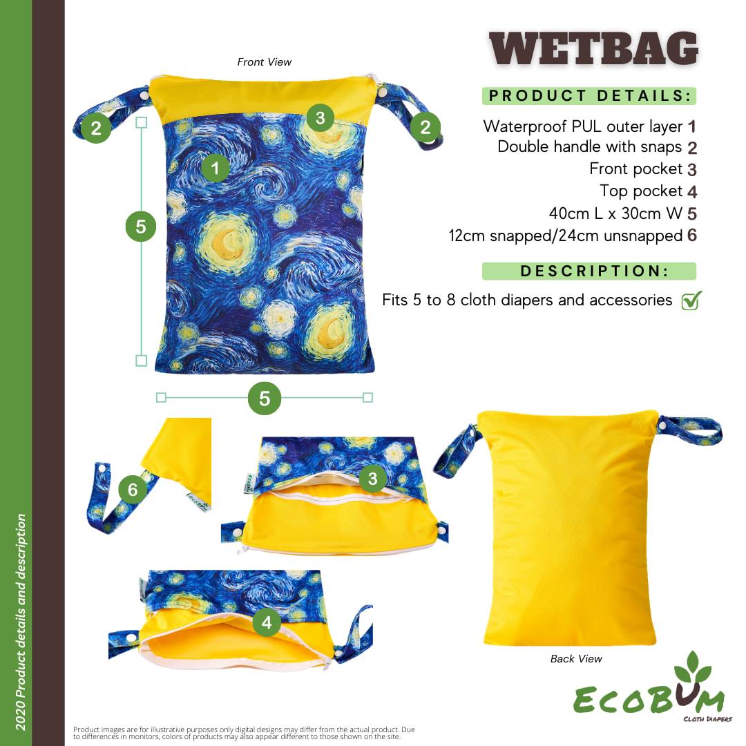 ECOBUM DIAPER WET BAGS